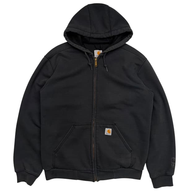칼하트 레인 디펜서 차콜 블랙 써멀 후드집업 S