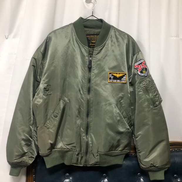 rf 캡틴 윌리엄스 ma1 카키 항공자켓