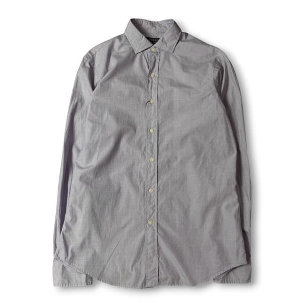 폴로 랄프로렌 연퍼플 코튼 긴팔 셔츠 슬림핏 M 