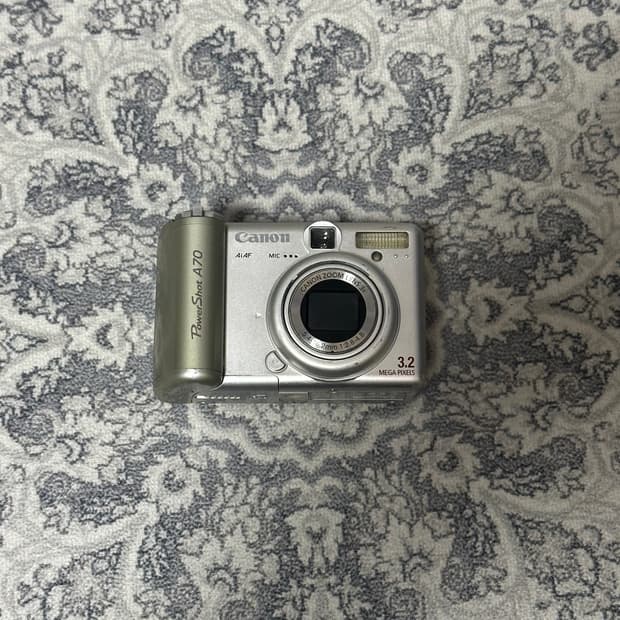 캐논 파워샷 a70 빈티지 디지털 카메라