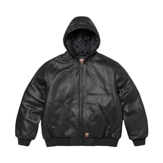 슈프림 디키즈 24FW 레더 워크 자켓 XL