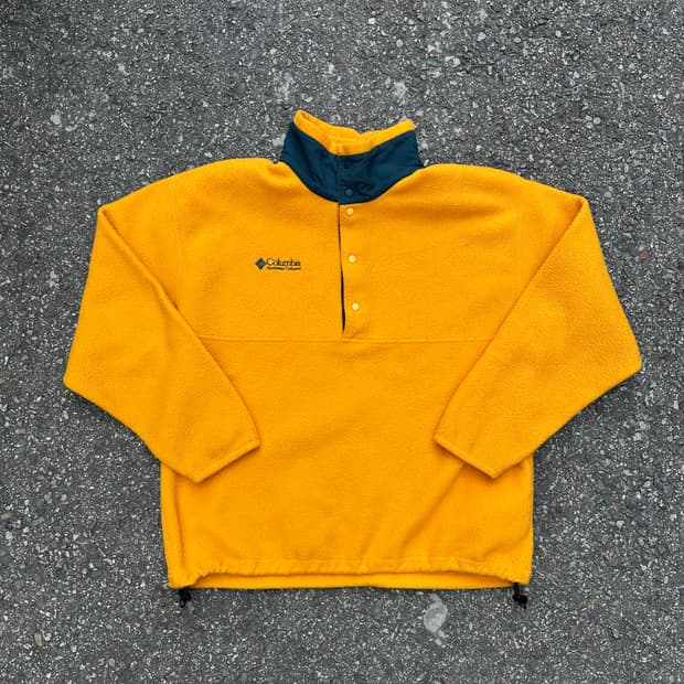 빈티지 90s 콜롬비아 플리스