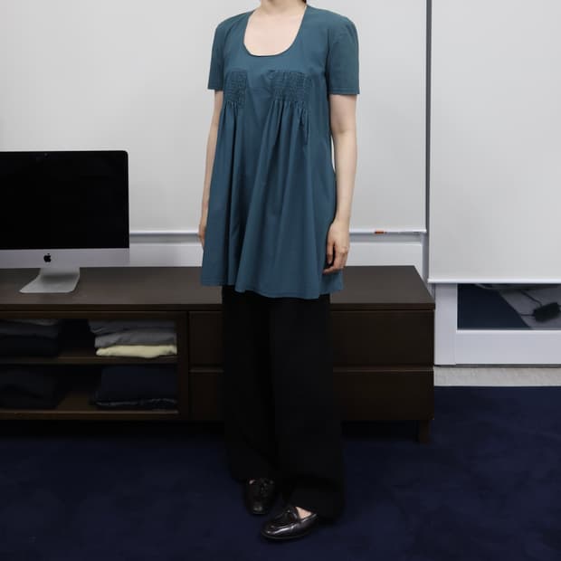 90s Isabel Marant smocked tunic