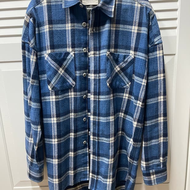 [S]피어오브갓 4th 플란넬 셔츠 블루