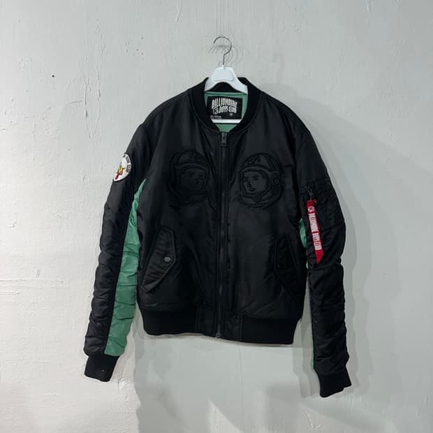 빌리네어보이즈클럽 플라이트 MA1 자켓 M