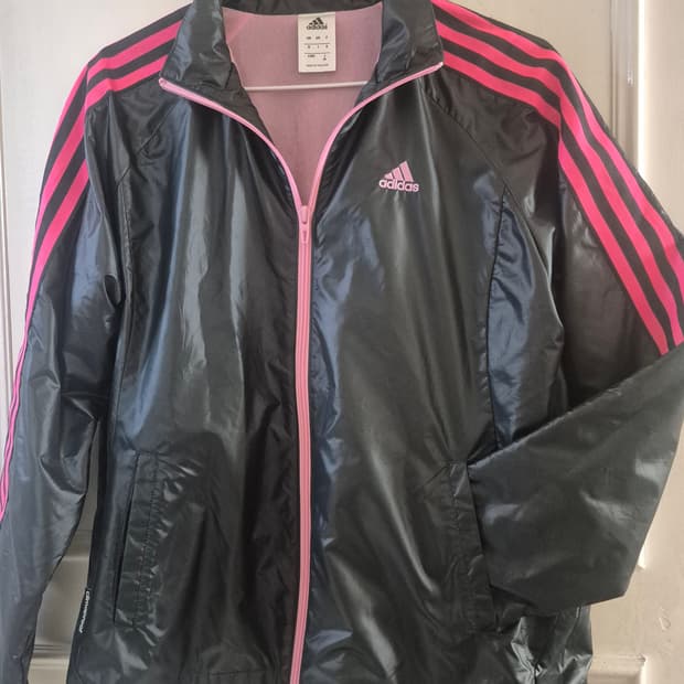 아디다스 올드스쿨 바람막이 져지 (약기모)