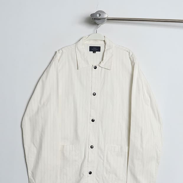 ITEMS URBAN RESEARCH Stripe Shirt Jacket