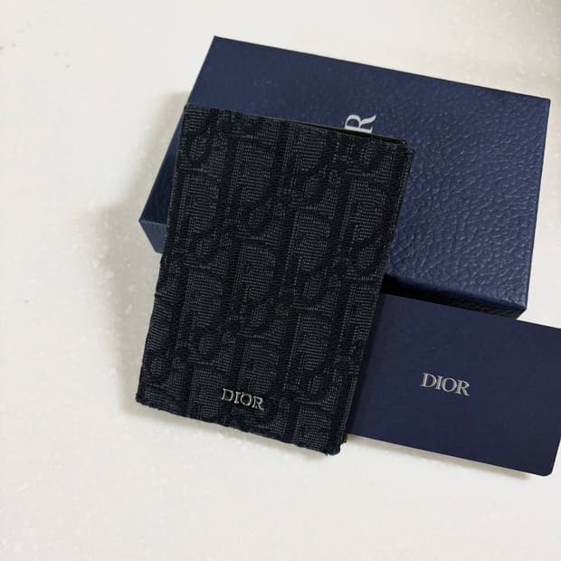 [정품] 디올 오블리크 오거나이저 블랙