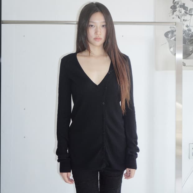 HELMUT LANG cashmere v-neck cardigan