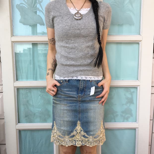 Kumikyoku half sleeve knit