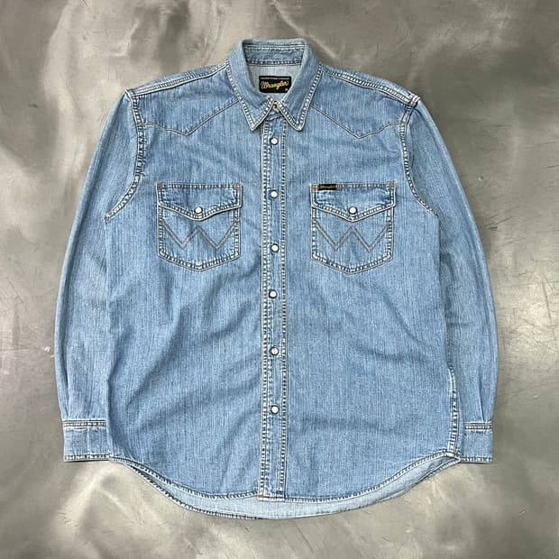  랭글러 웨스턴 데님 셔츠 y14672