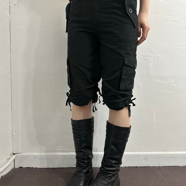 win heart pocket half pants