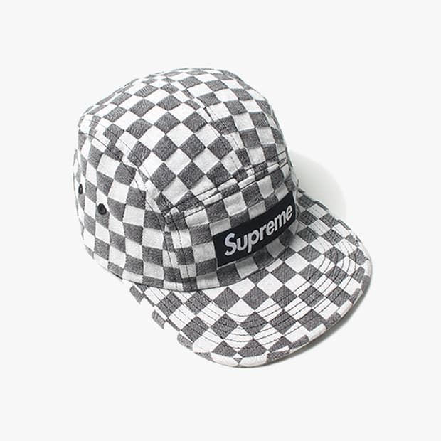  SUPREME "Black White Cap"