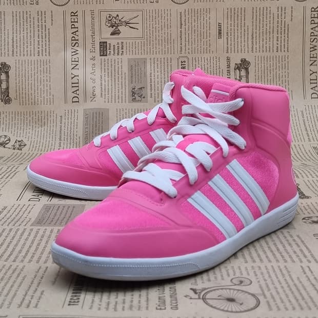 아디다스 핑크 여성미드240