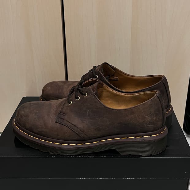 닥터마틴 1461 크레이지 호스 브라운 uk6