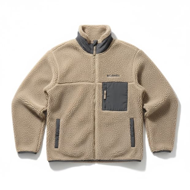 콜롬비아 헤비 양털 후리스 L