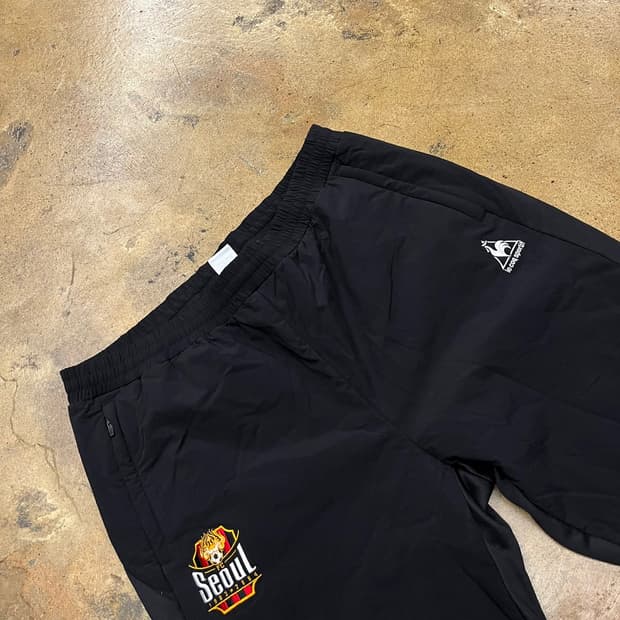 [정품/3XL] 르꼬끄 FC서울 트레이닝 바지 블랙 b10
