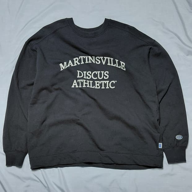 DISCUS ATHLETIC 디스커스 애슬레틱 맨투맨 회색 F(무료배송)