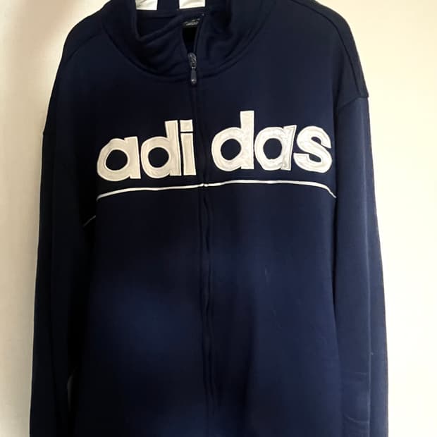 Adidas navy 빈티지 져지 [XL]