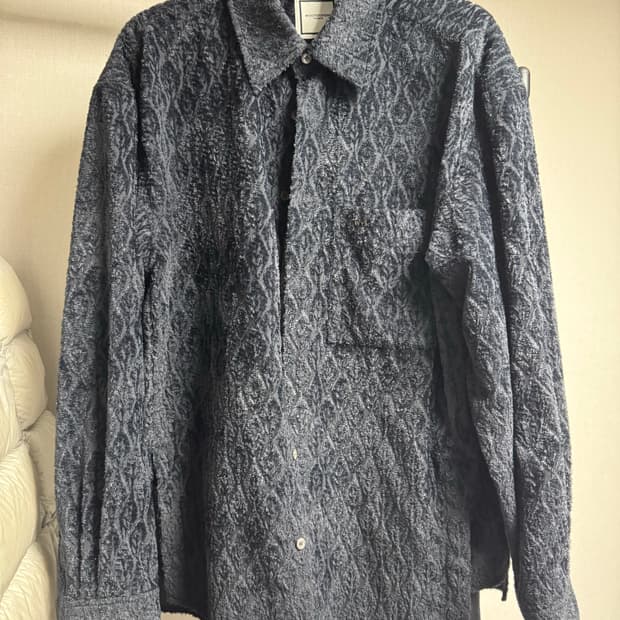 24fw 우영미 피콕셔츠 48사이즈 네이비