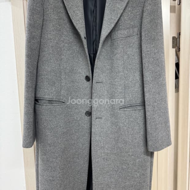 mngu 체스터필드 코트 그레이 S