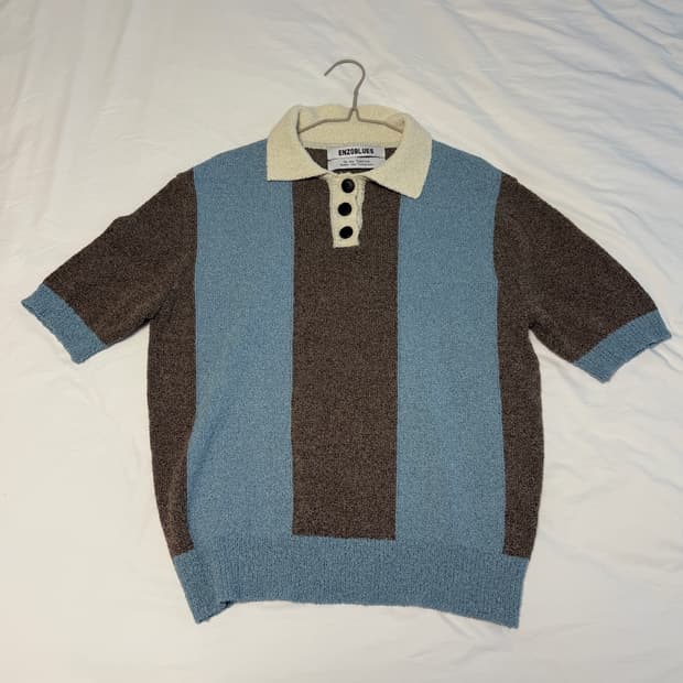 엔조블루스 마리나 니트 반팔