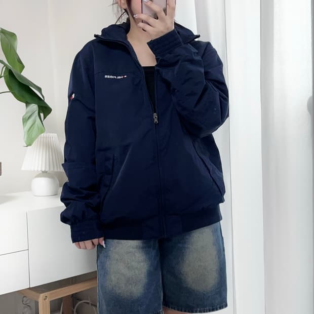 [정품] 타미 네이비 옆자수 점퍼 [ M ]