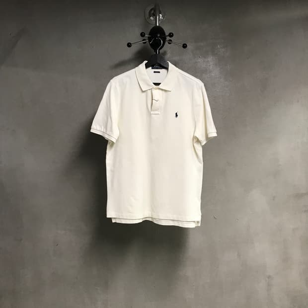 폴로 랄프로렌 PK 반팔 카라티 아이보리 M