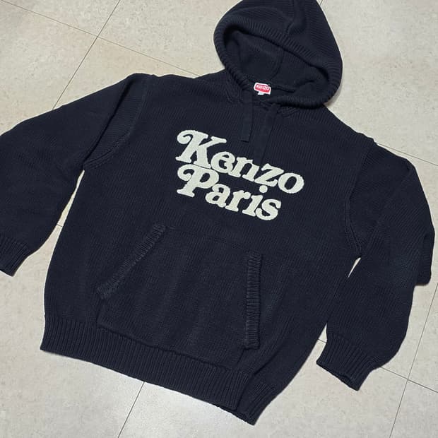 겐조 x 베르디 니트 후드 XL