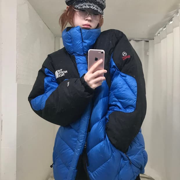 노스페이스 서밋시리즈 블루 850 패딩