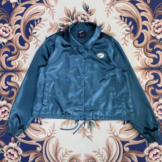 (우먼즈M)나이키 Nike 새틴 코치자켓