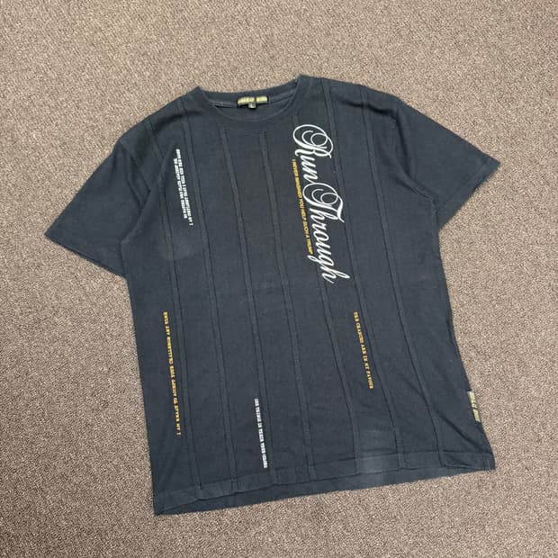 L)Japanese vintage 프린팅 여성 반팔