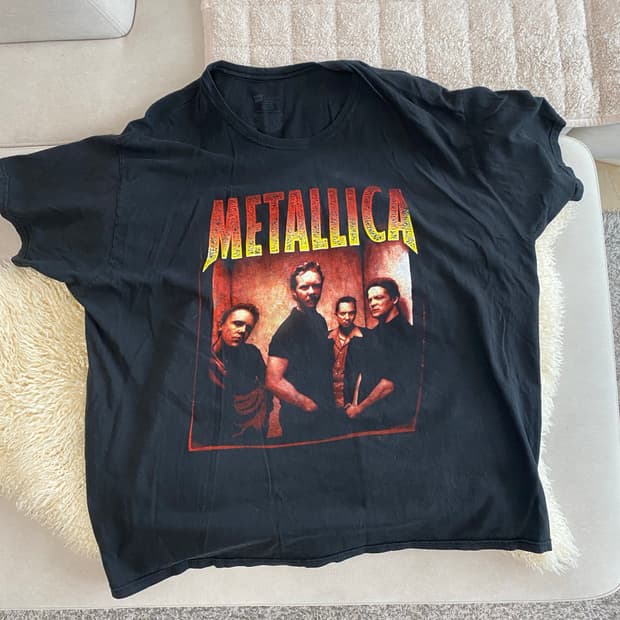 메탈리카 빈티지 밴드 티셔츠 xl 105