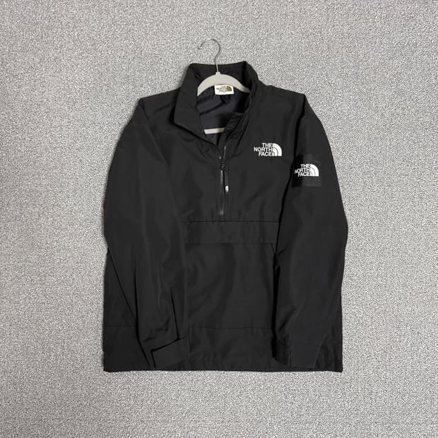 노스페이스 올레마 아노락 블랙 S 바람막이 반집업