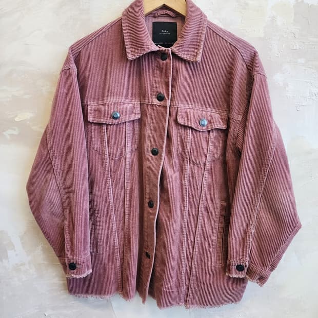 자라 코듀로이 자켓