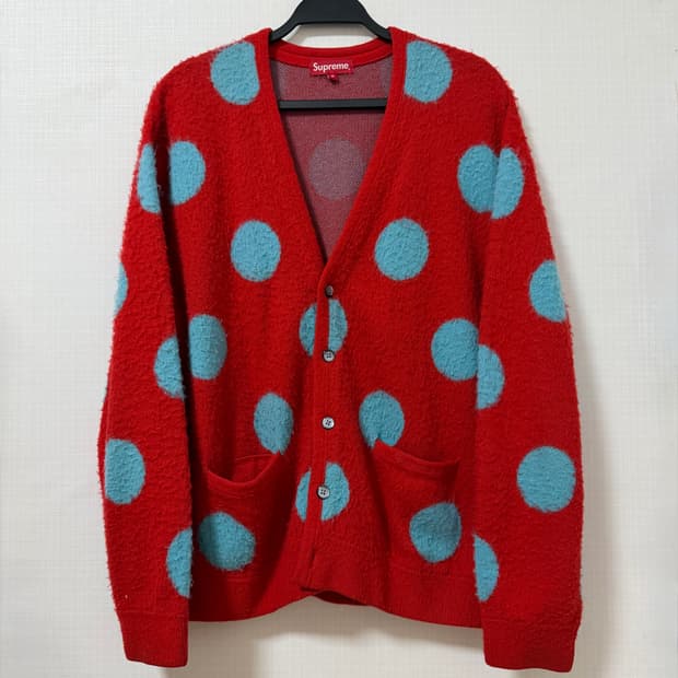 Supreme Polka Dot Cardigan