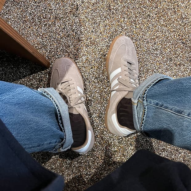 아디다스 삼바 OG 초키 브라운 코어 화이트