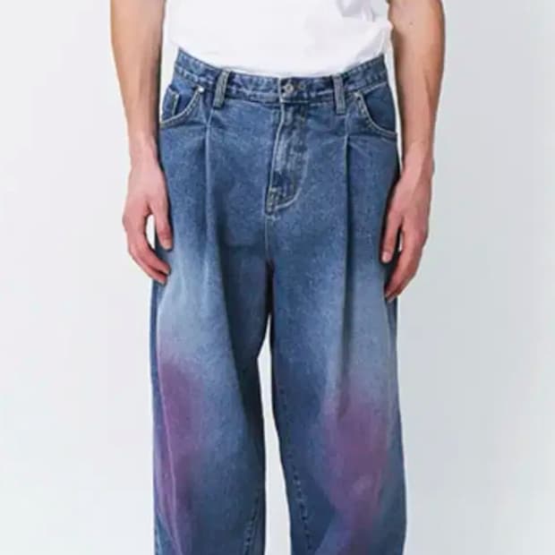 친다운 paint denim