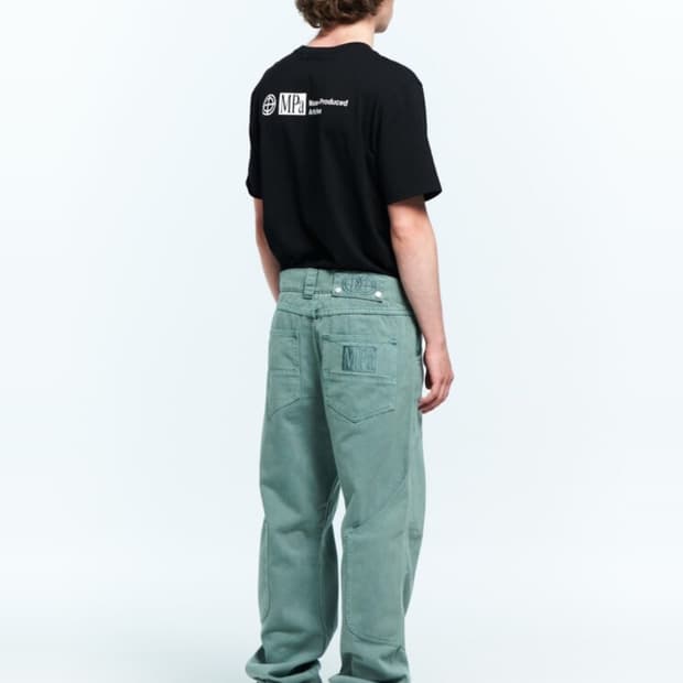 Mpa calf pocket pants emerald
