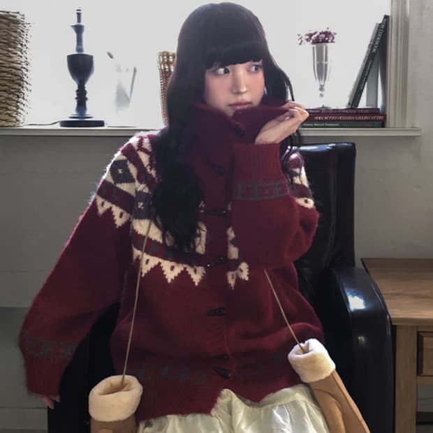 떡볶이 코트 니트 가디건 새상품