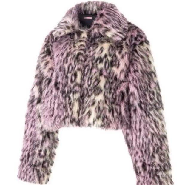 급전 베이비메탈클럽 2000 레오파드 호피 퍼자켓