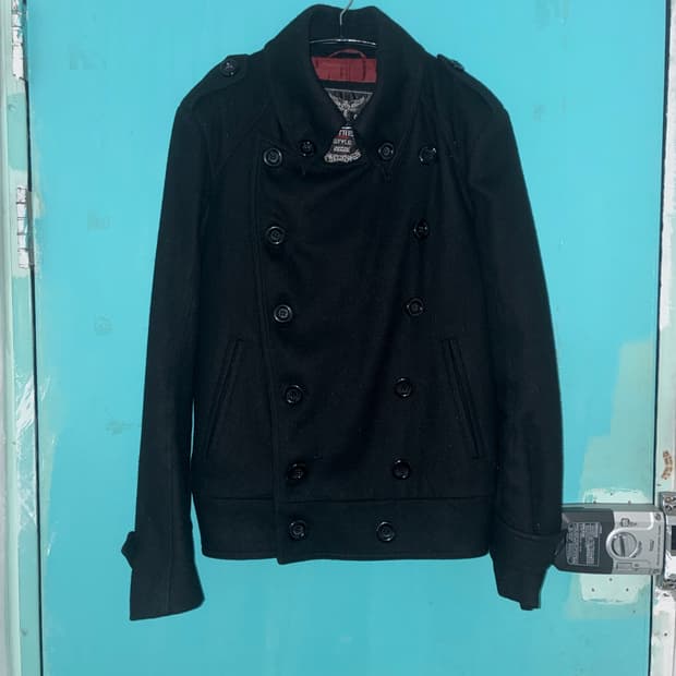 90s berlin 울 펜싱 자켓