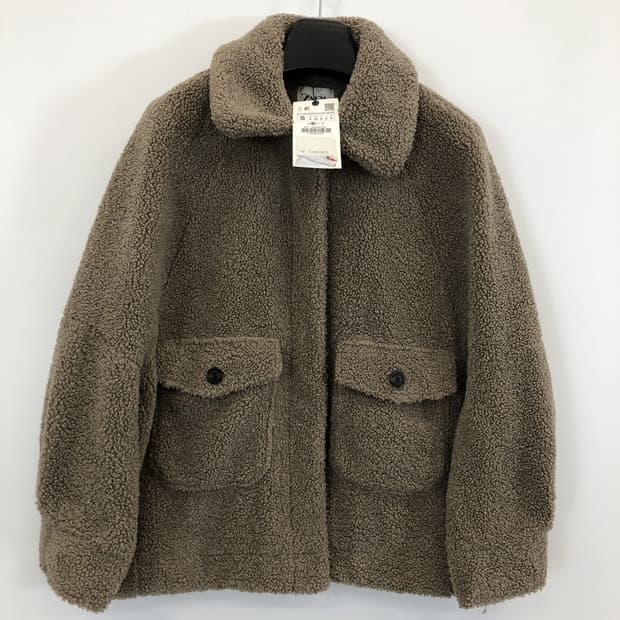 자라 (새상품) 에코 퍼 뽀글이자켓 S