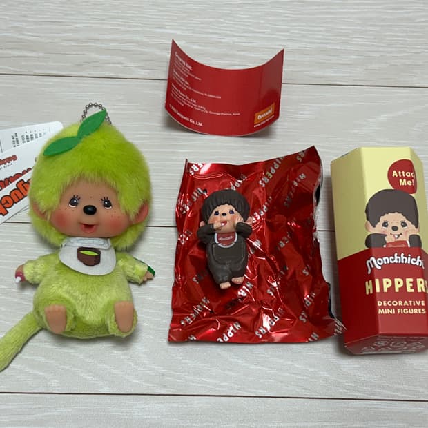 몬치치 그린티 키링 + 몬치치 히퍼 일괄