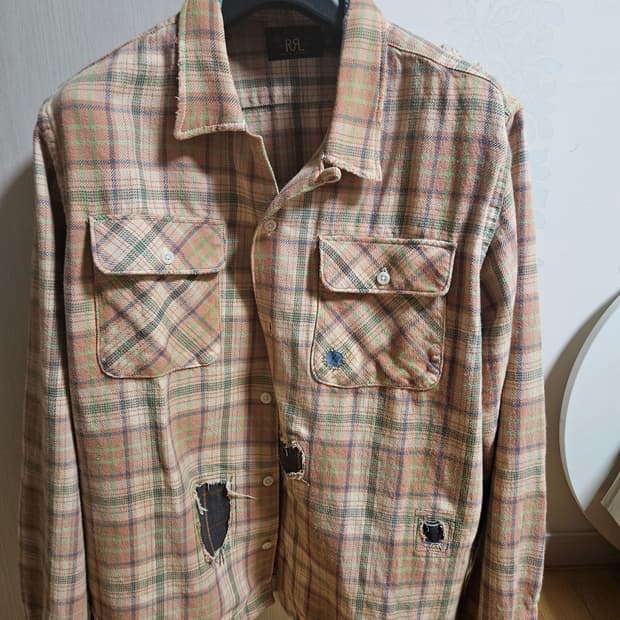 rrl 리페어 셔츠 L