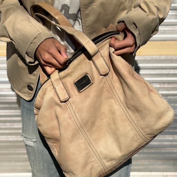 돌체앤가바나 레더 백