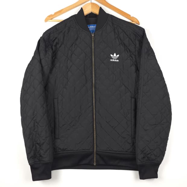 아디다스 폴리쉘 퀼팅자켓 블랙 100(L)