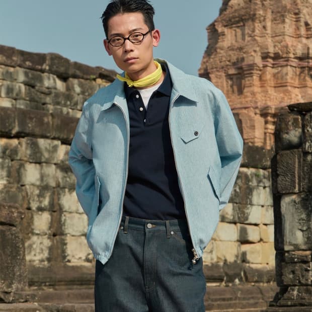 STU 스트라이프 밴딩 자켓