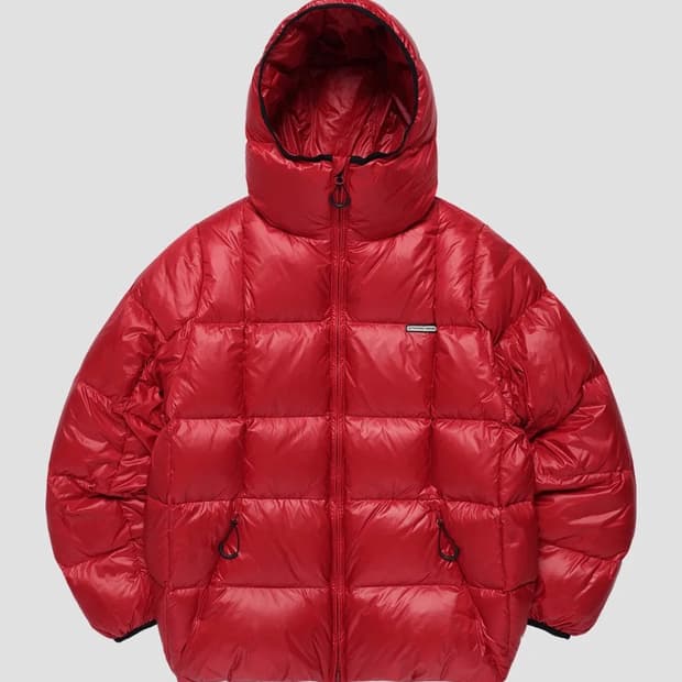 HOODED DUCK DOWN JACKET