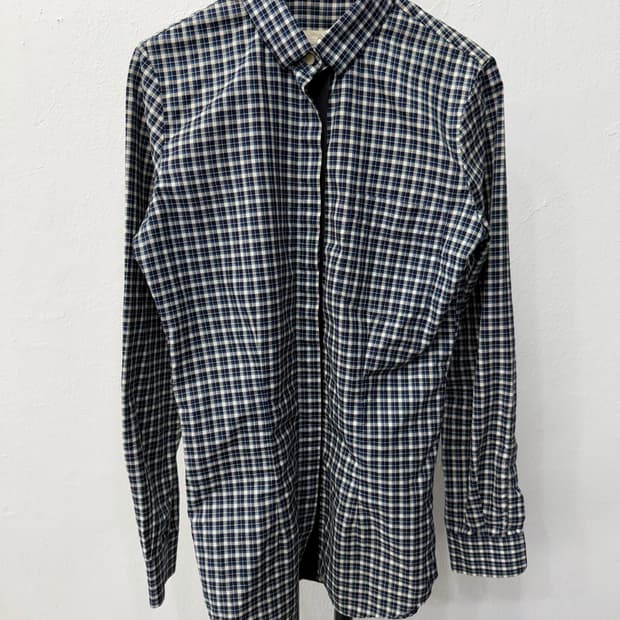 매장판정품) 골든구스 여성 체크 패턴 셔츠 남방 XXS